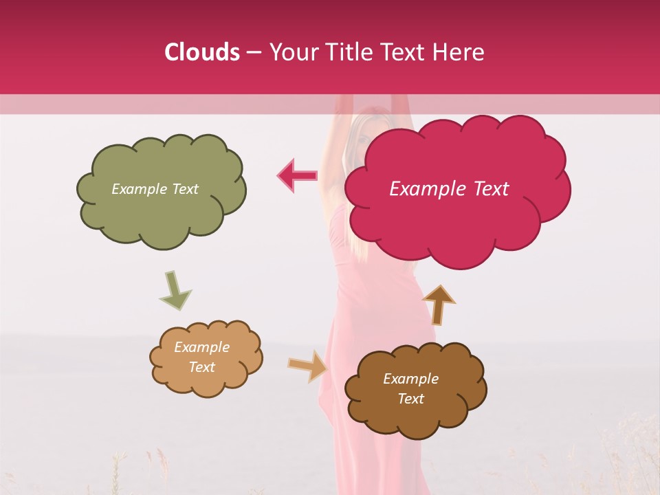 Sensual One Person PowerPoint Template