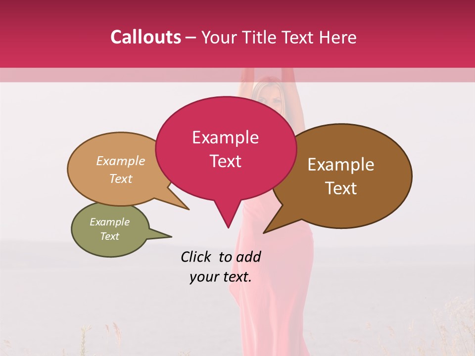 Sensual One Person PowerPoint Template