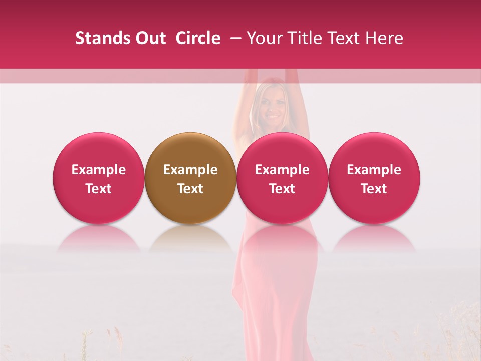 Sensual One Person PowerPoint Template