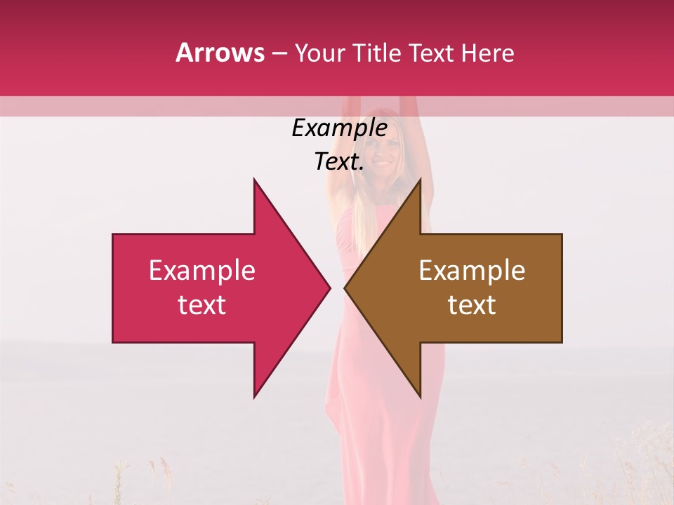 Sensual One Person PowerPoint Template