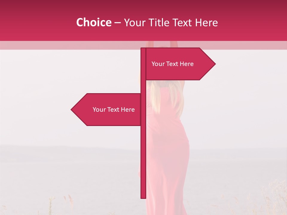 Sensual One Person PowerPoint Template