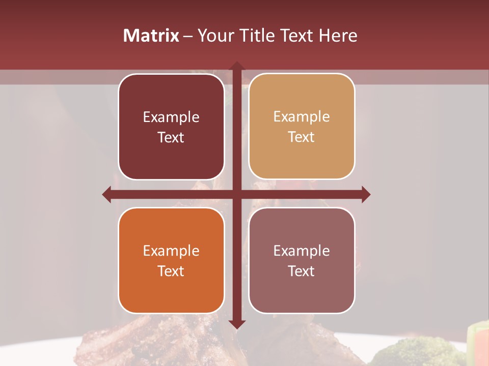 Drink Lunch Grill PowerPoint Template