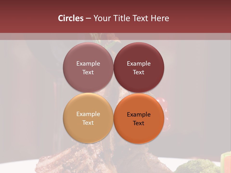 Drink Lunch Grill PowerPoint Template