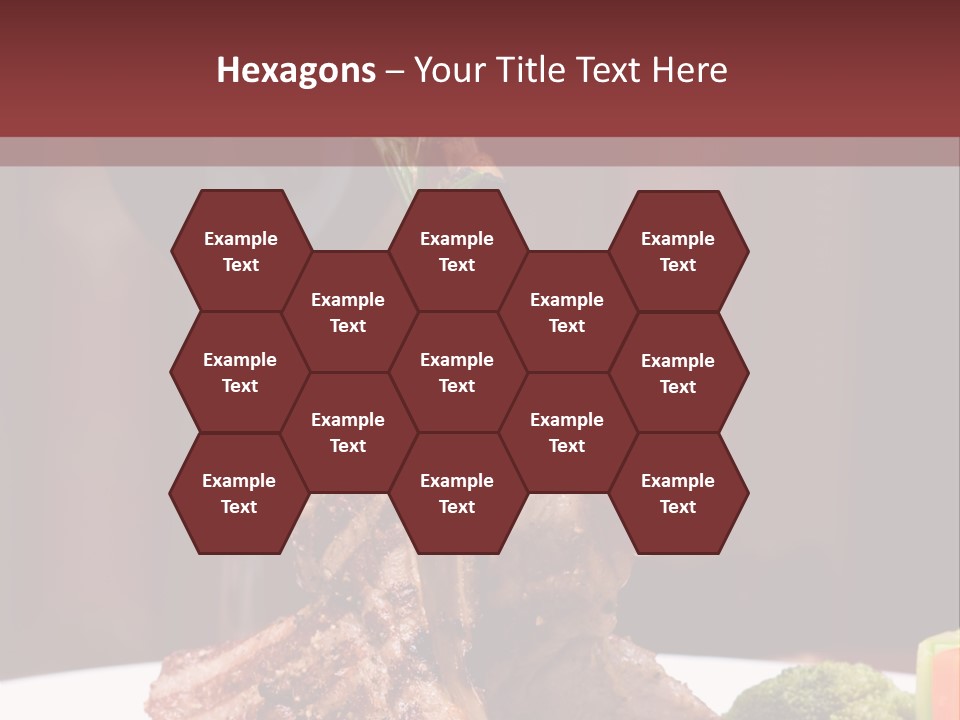 Drink Lunch Grill PowerPoint Template