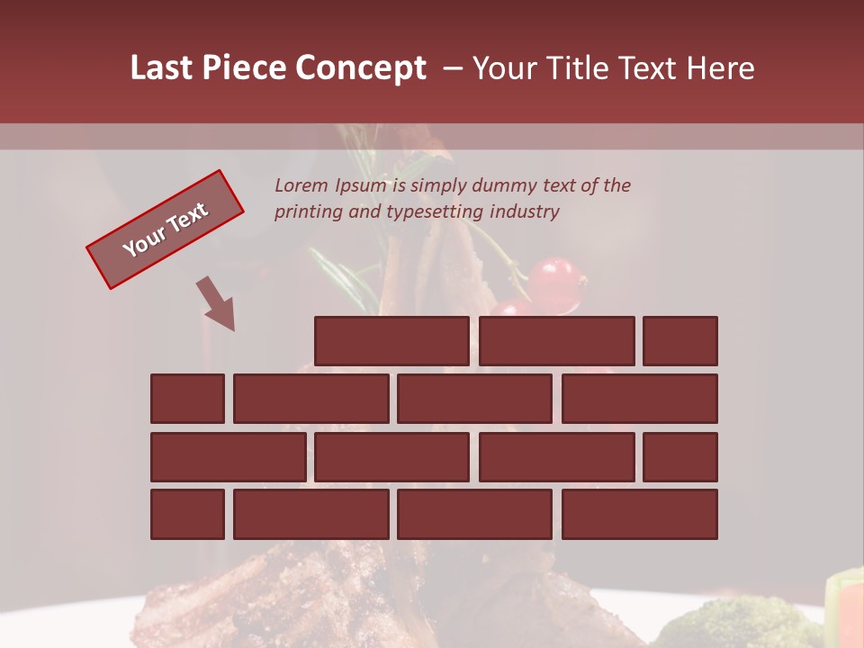 Drink Lunch Grill PowerPoint Template