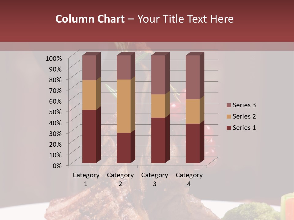 Drink Lunch Grill PowerPoint Template