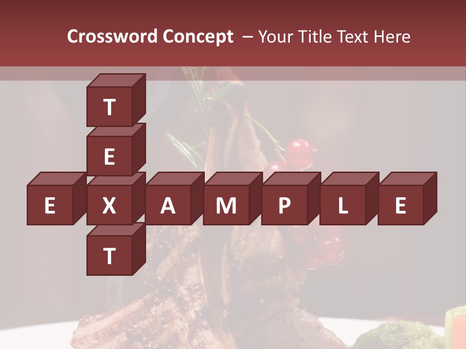 Drink Lunch Grill PowerPoint Template