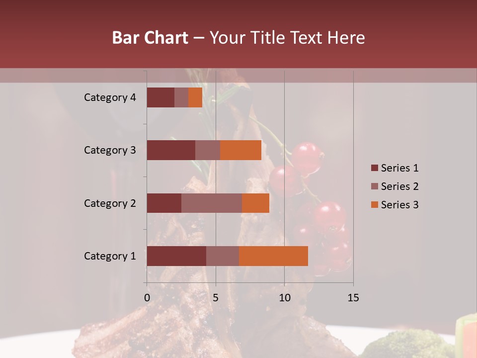 Drink Lunch Grill PowerPoint Template