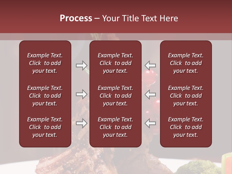 Drink Lunch Grill PowerPoint Template