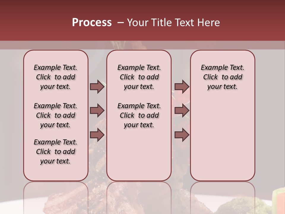Drink Lunch Grill PowerPoint Template