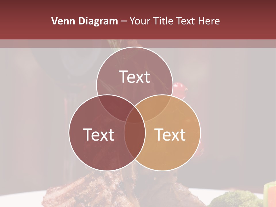 Drink Lunch Grill PowerPoint Template