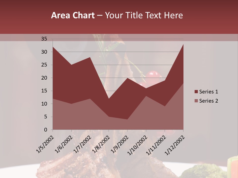 Drink Lunch Grill PowerPoint Template