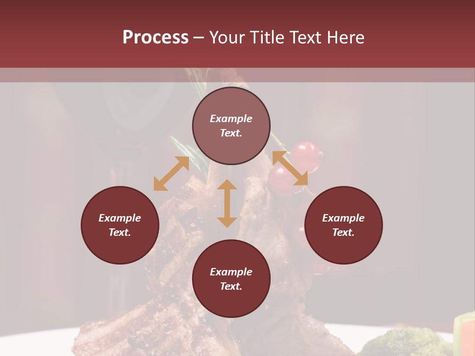 Drink Lunch Grill PowerPoint Template