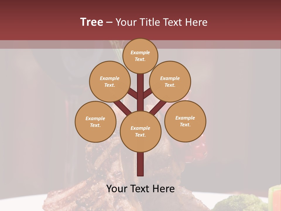 Drink Lunch Grill PowerPoint Template