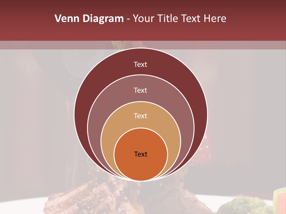 Drink Lunch Grill PowerPoint Template