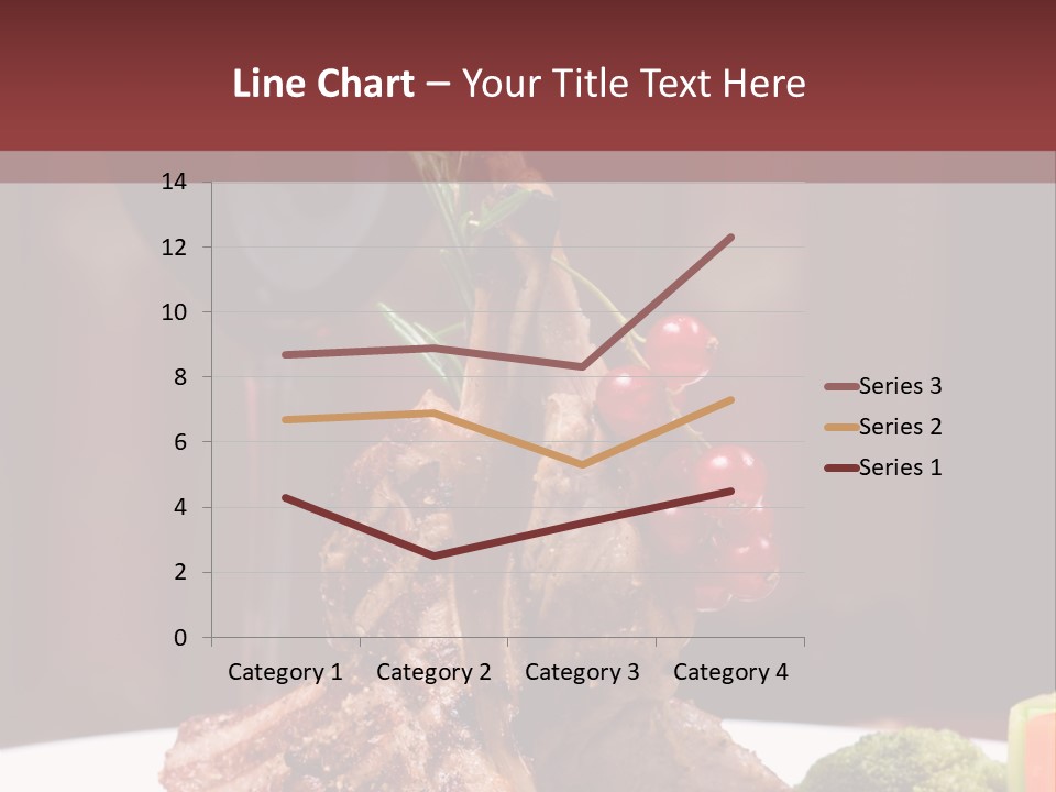 Drink Lunch Grill PowerPoint Template