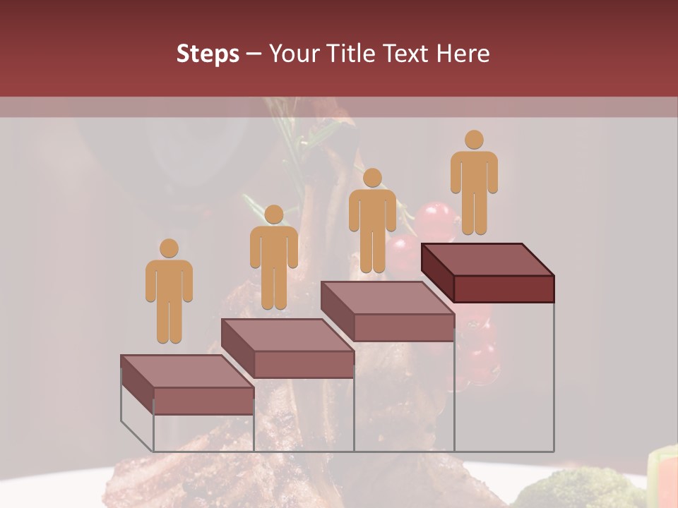 Drink Lunch Grill PowerPoint Template