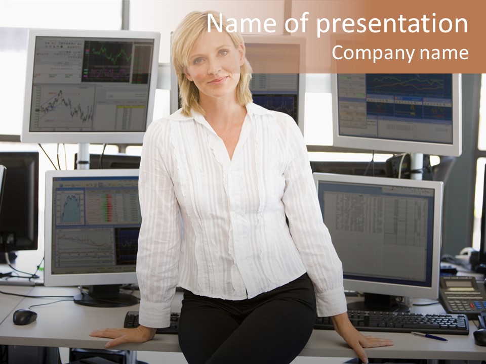 Person One Quarter PowerPoint Template