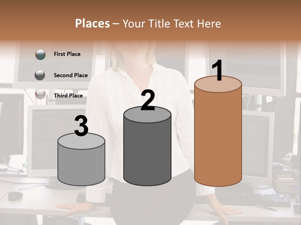 Person One Quarter PowerPoint Template