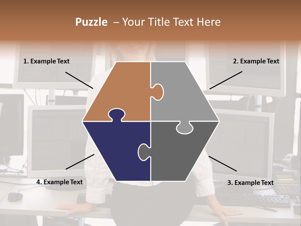 Person One Quarter PowerPoint Template