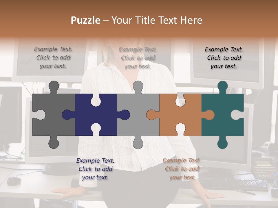 Person One Quarter PowerPoint Template