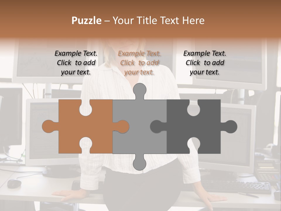 Person One Quarter PowerPoint Template