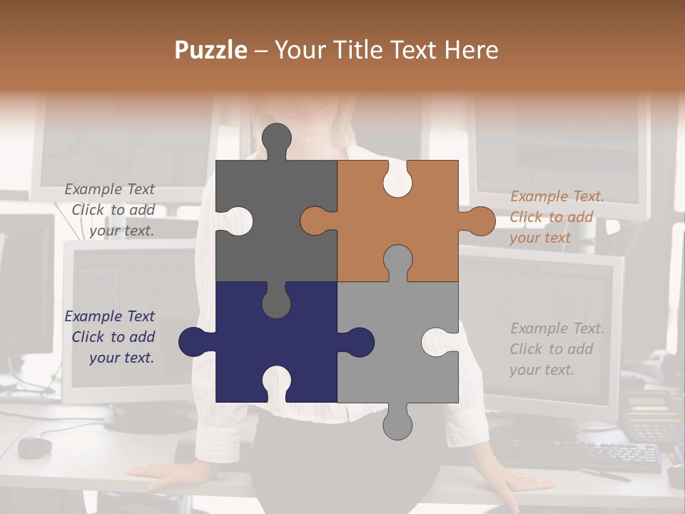 Person One Quarter PowerPoint Template