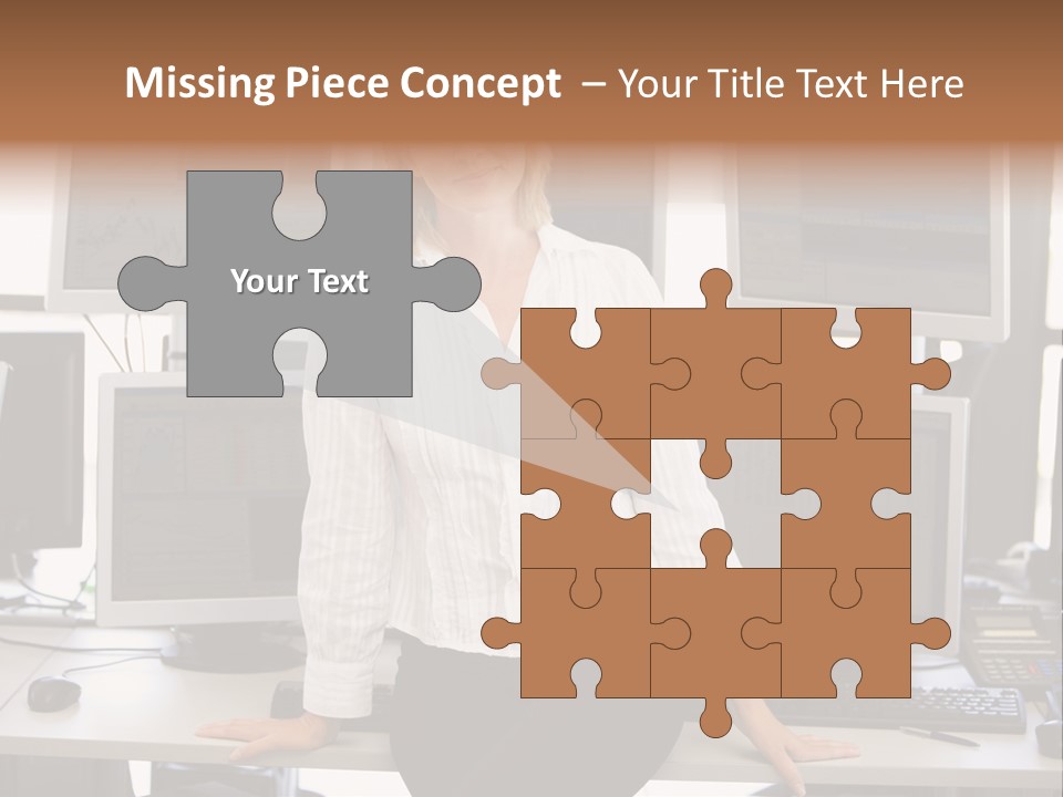 Person One Quarter PowerPoint Template