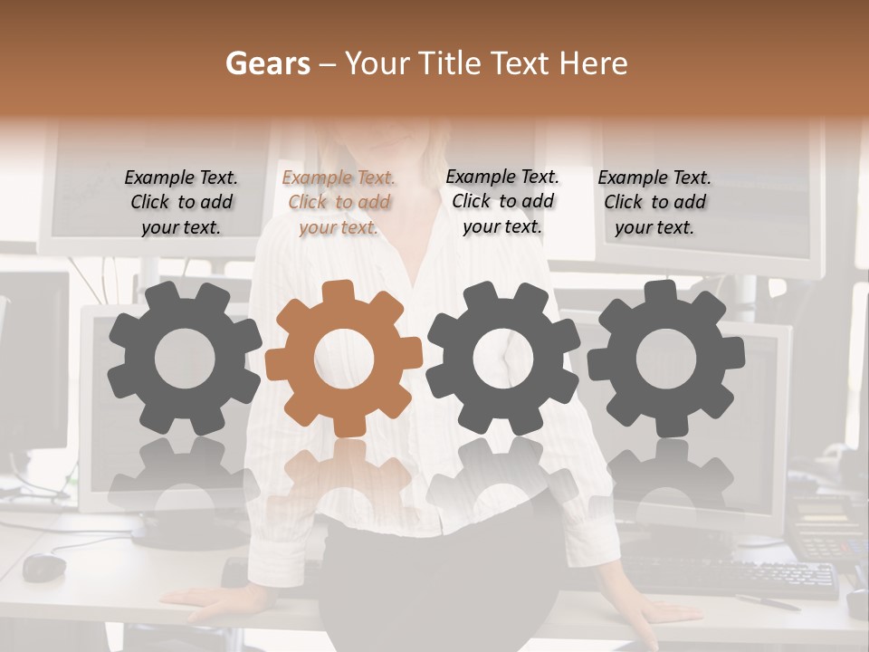 Person One Quarter PowerPoint Template