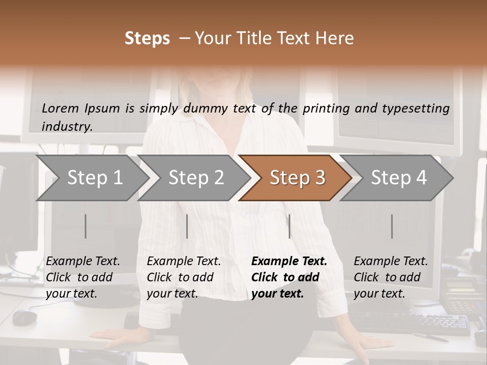 Person One Quarter PowerPoint Template