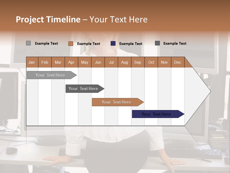 Person One Quarter PowerPoint Template