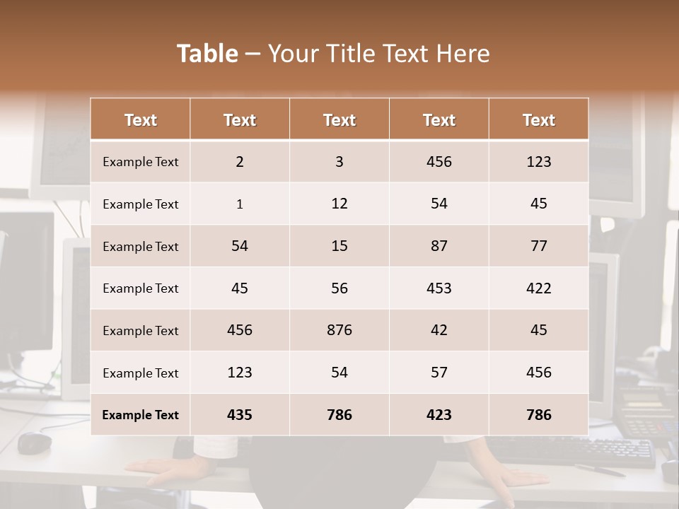 Person One Quarter PowerPoint Template
