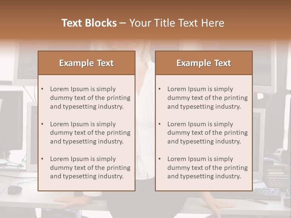 Person One Quarter PowerPoint Template