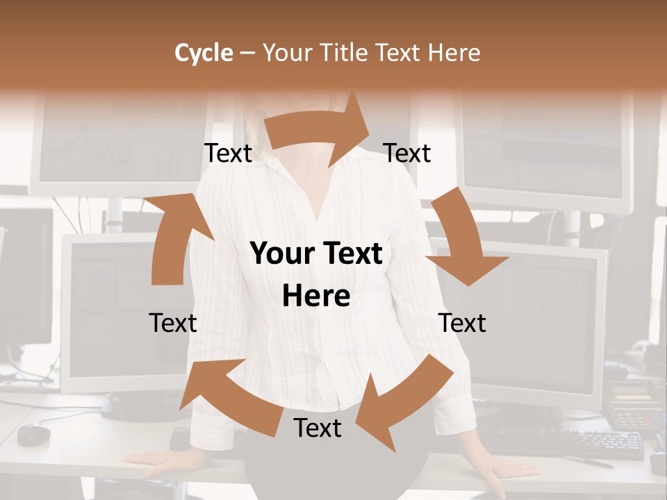 Person One Quarter PowerPoint Template