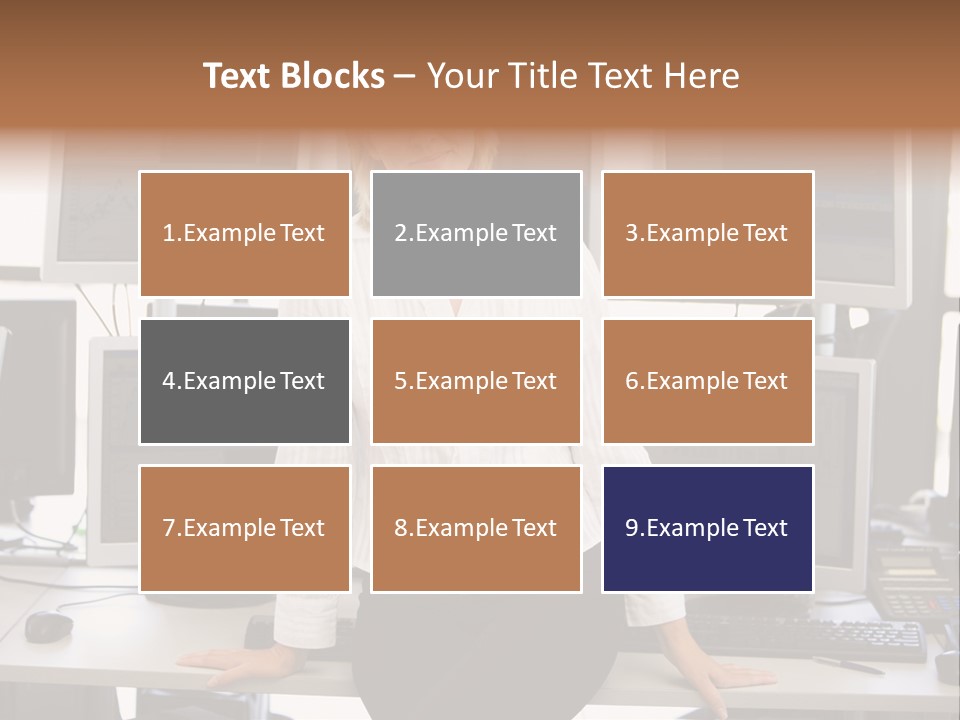 Person One Quarter PowerPoint Template