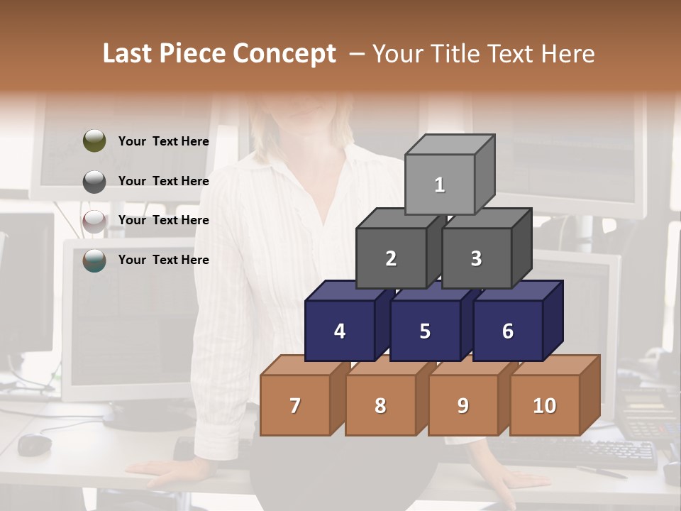 Person One Quarter PowerPoint Template