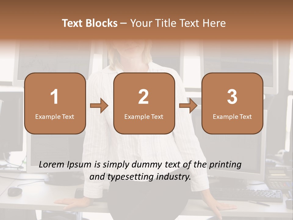 Person One Quarter PowerPoint Template