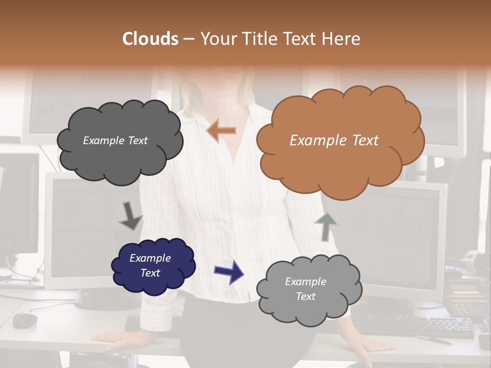Person One Quarter PowerPoint Template
