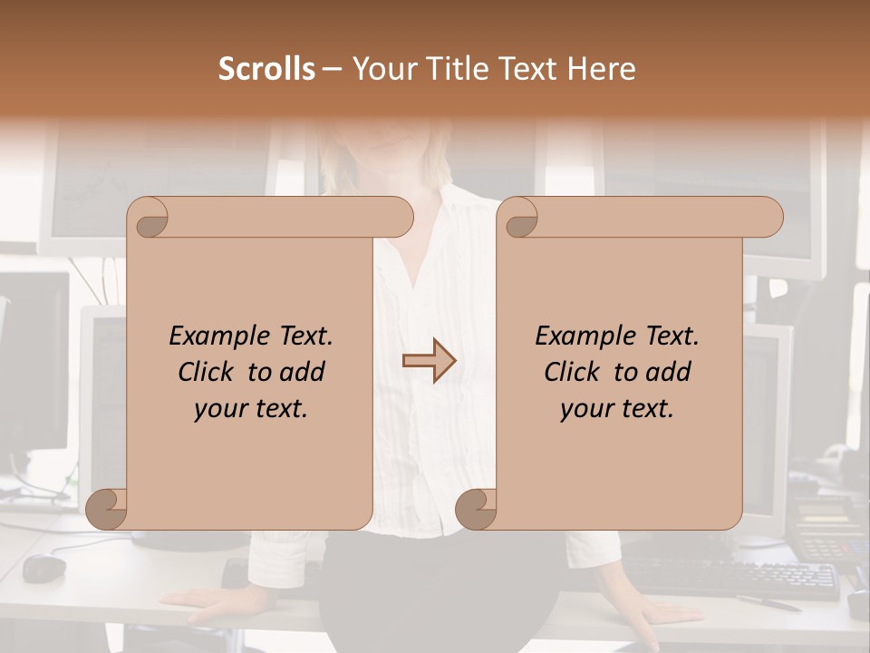 Person One Quarter PowerPoint Template