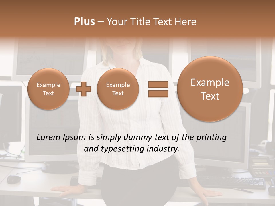 Person One Quarter PowerPoint Template