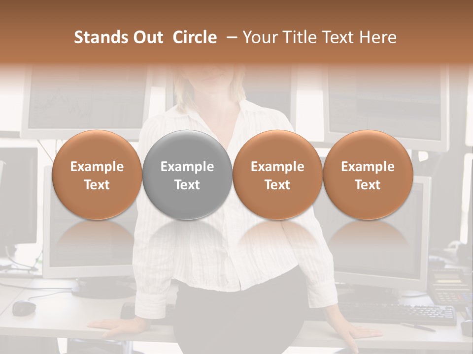 Person One Quarter PowerPoint Template
