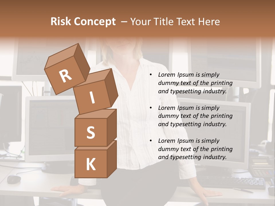 Person One Quarter PowerPoint Template