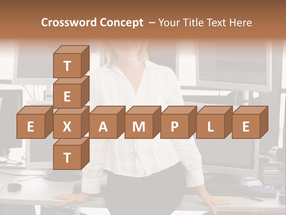 Person One Quarter PowerPoint Template