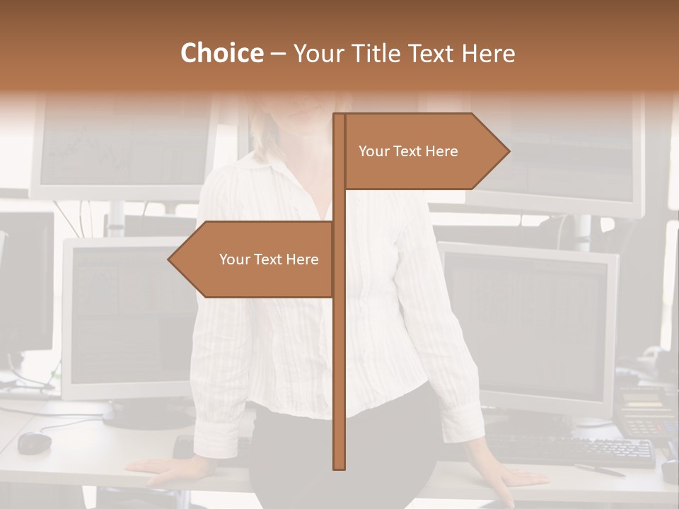 Person One Quarter PowerPoint Template