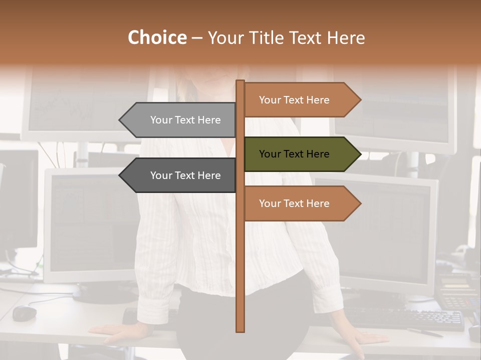 Person One Quarter PowerPoint Template