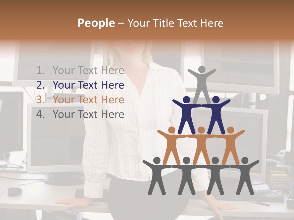 Person One Quarter PowerPoint Template