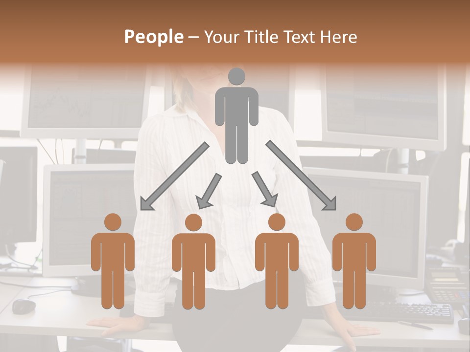 Person One Quarter PowerPoint Template