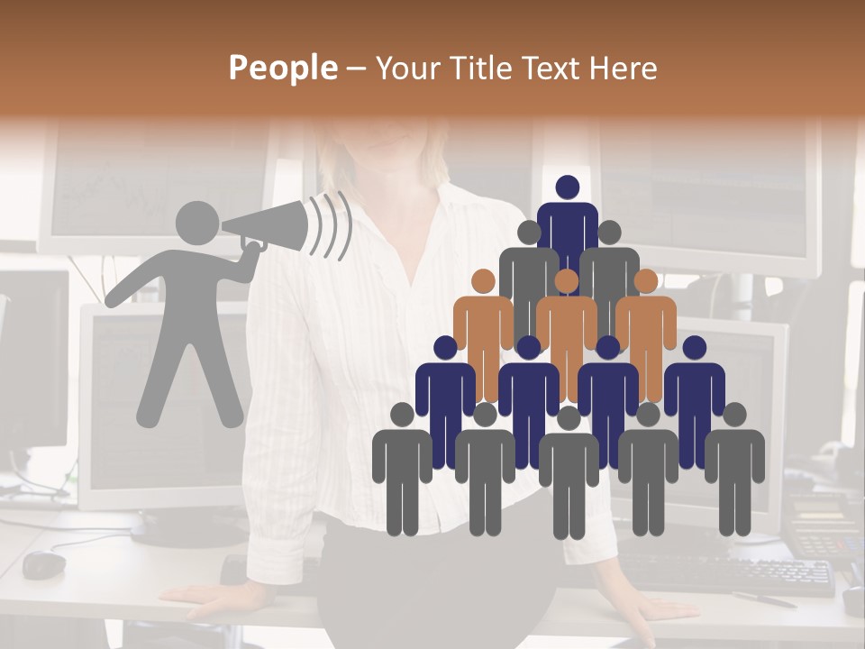 Person One Quarter PowerPoint Template