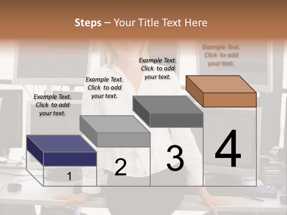 Person One Quarter PowerPoint Template