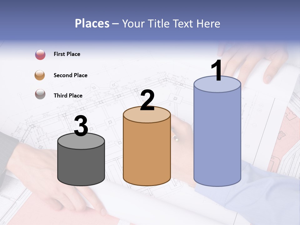 White Image Portrait PowerPoint Template